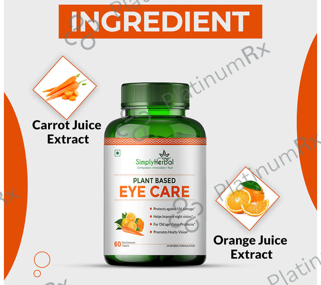 Simply Herbal Plant Based Eye Care Tablet
