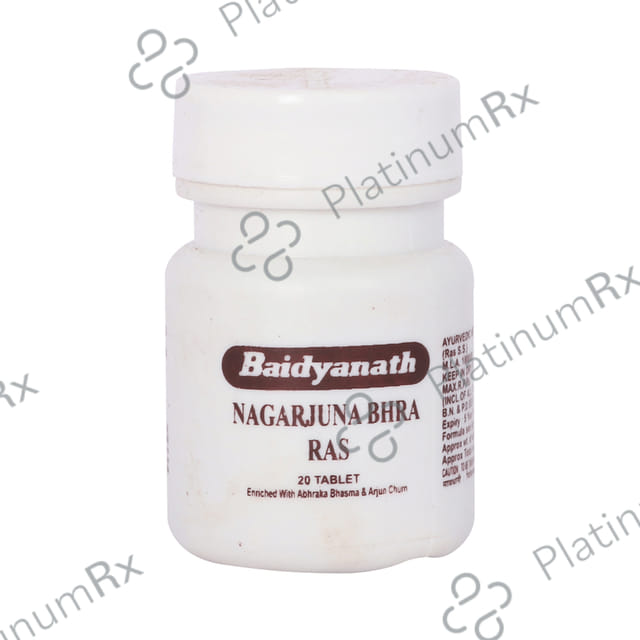 Baidyanath (Jhansi) Nagarjuna Bhra Ras Tablet