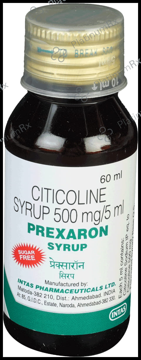 Prexaron 500mg Syrup Sugar Free 60ml