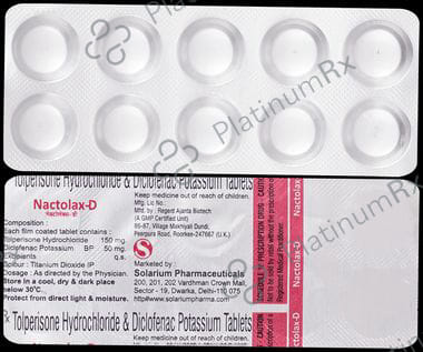 Nactolax D 150mg/50mg Tablet