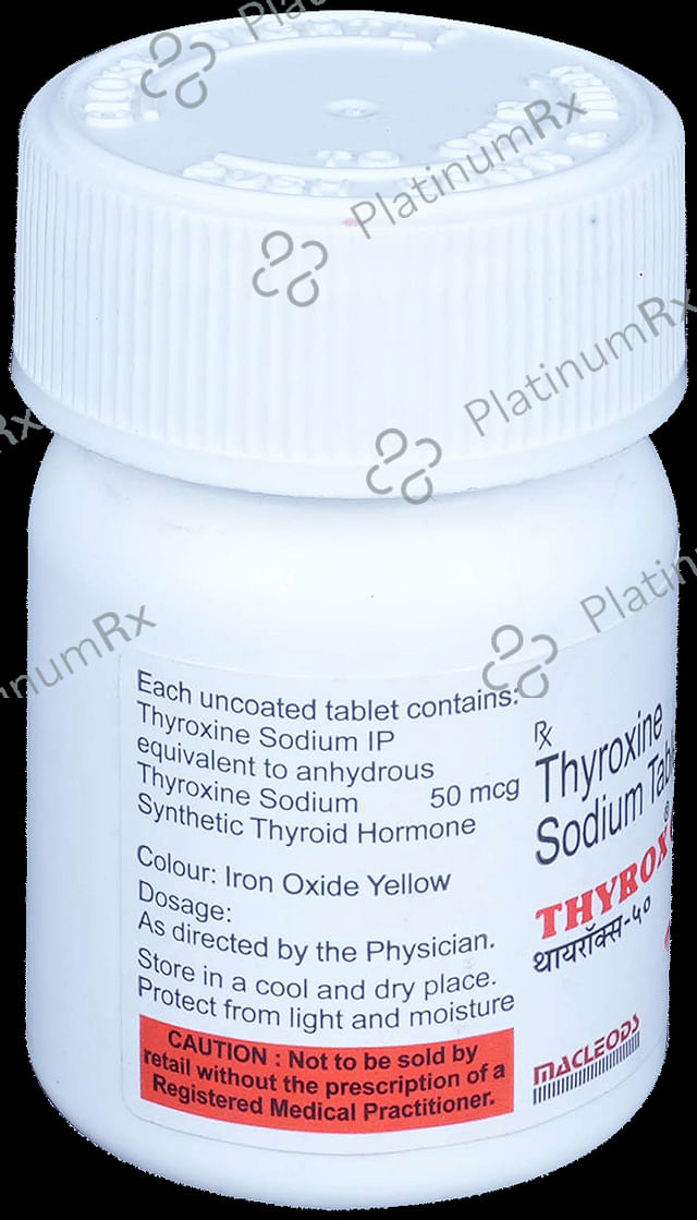 Thyrox 50mcg Tablet 120s