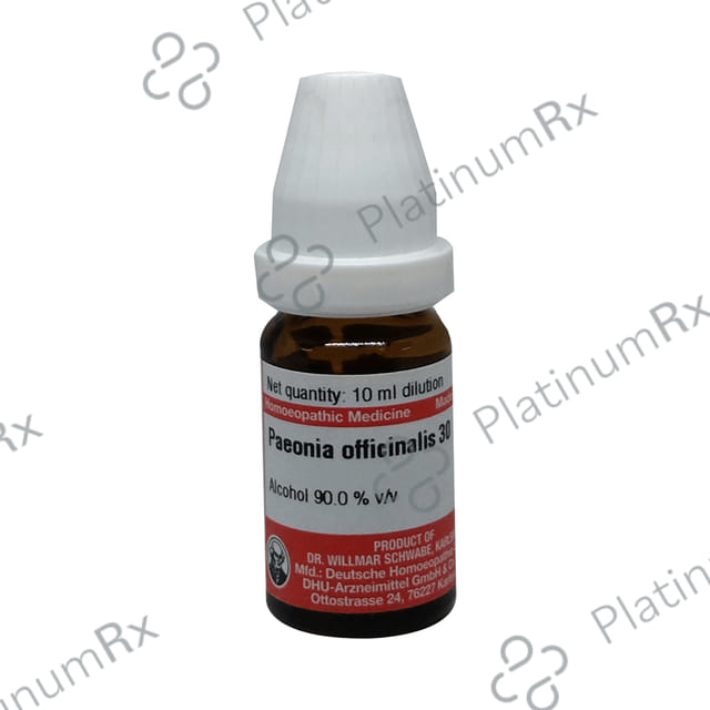 Dr Willmar Schwabe Germany Paeonia Officinalis Dilution 30
