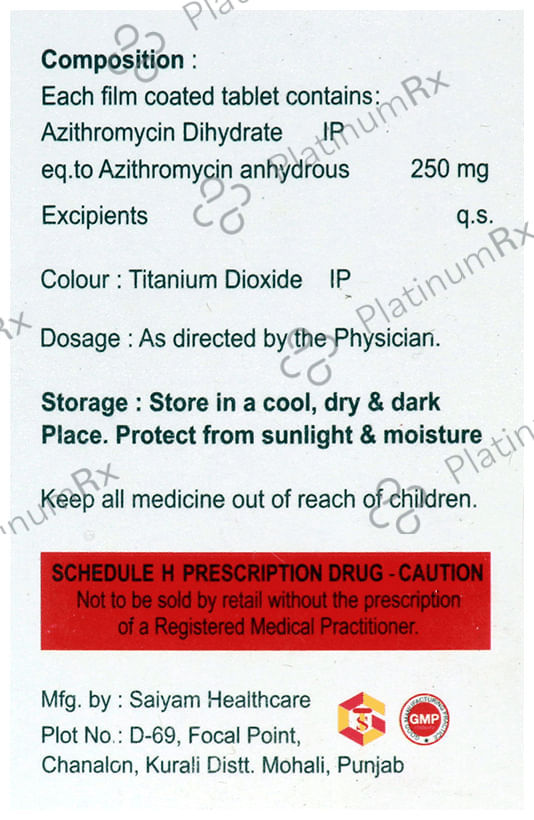 Azicure 250 Tablet