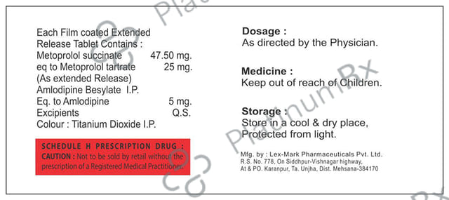 Metomend-AM 50/5 Tablet ER