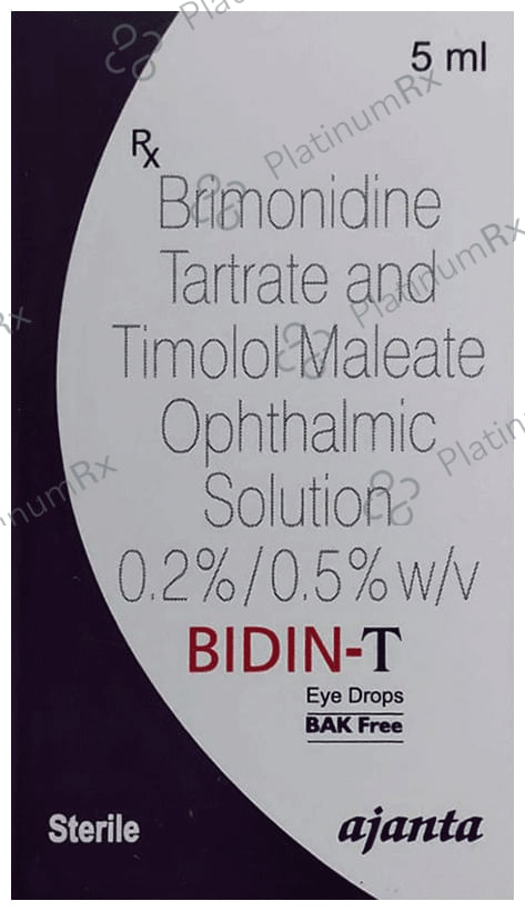 Bidin T BAK Free Eye Drop 5ml