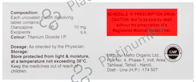 Olivest 10mg Tablet MD 10s