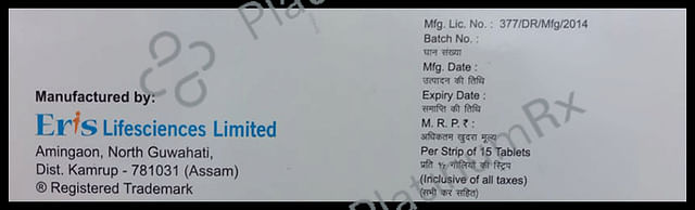 Eritel CH 6.25/40mg Tablet 15s
