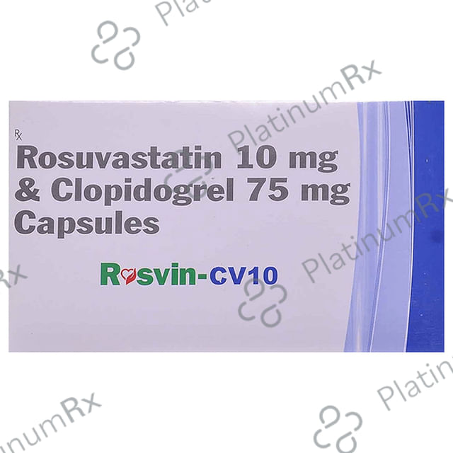 Rosvin CV 10/75mg Capsule 10s