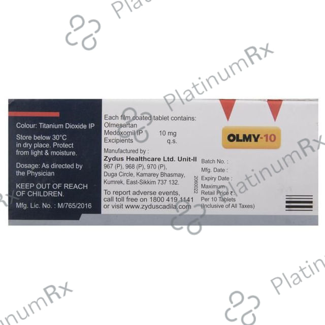 Olmy 10mg Tablet 10s