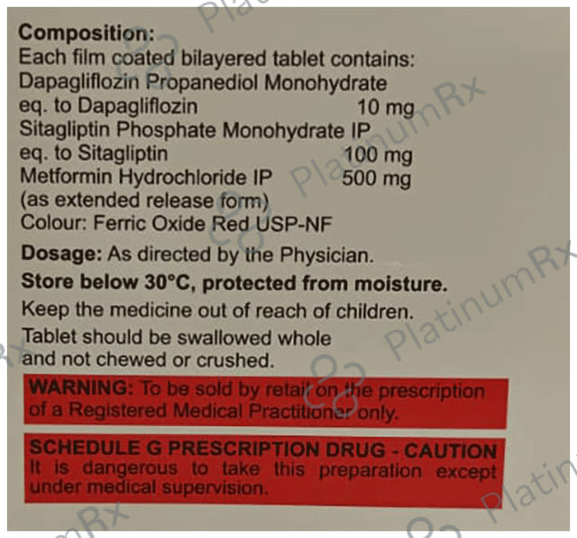 Sita-Glutaryl DM Tablet ER