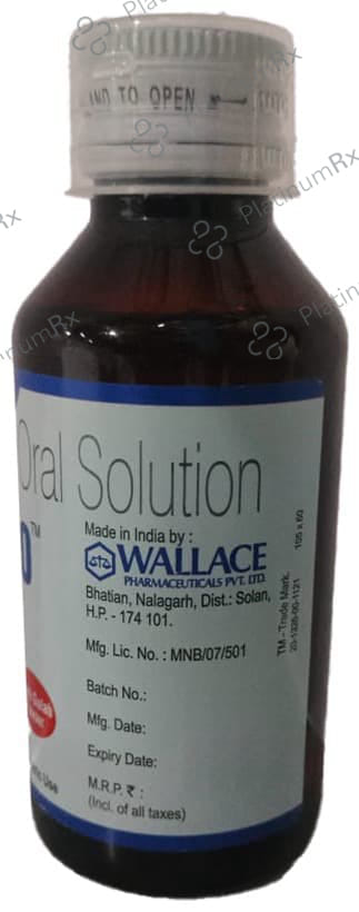 ZN 20mg Shahi Gulab Flavour Oral Solution 100ml