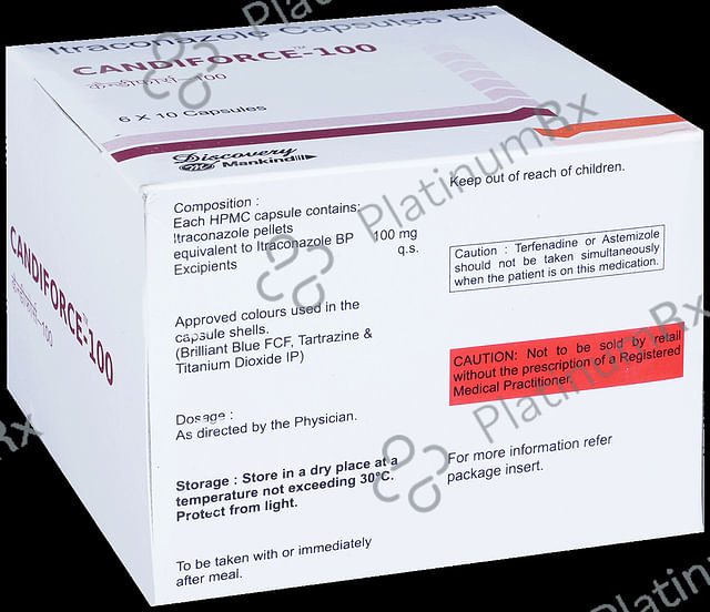 Candiforce 100mg Capsule 10s