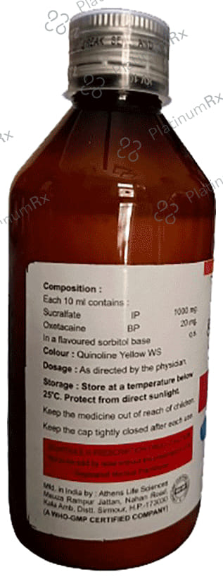 Macfate-O Oral Suspension Mint Sugar Free