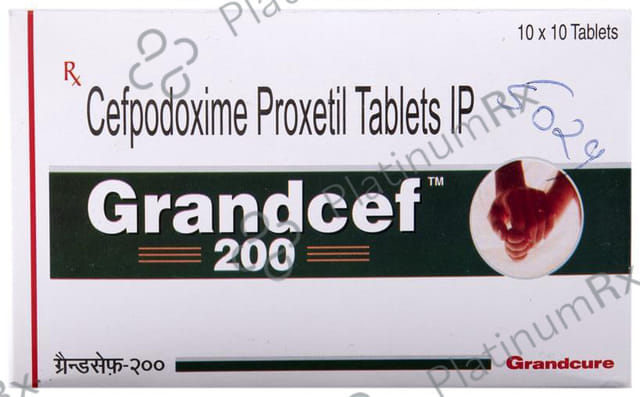 Grandcef 200mg Tablet 10s