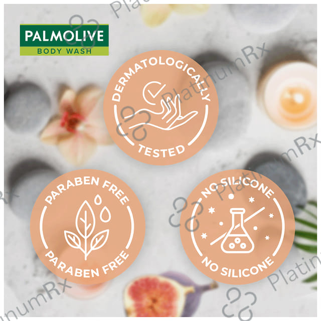 Palmolive Rejuvenating Fig Oil with White Orchid Luminous Oils Shower Gel