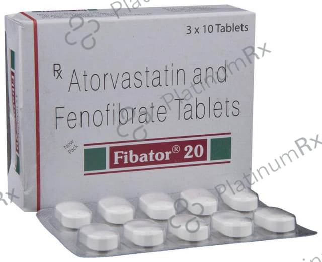 Fibator 20/145mg Tablet 10s