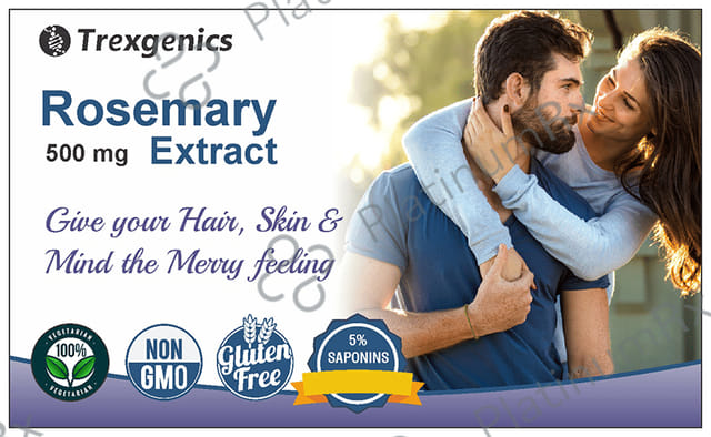 Trexgenics Rosemary Extract 500mg Veg. Capsules