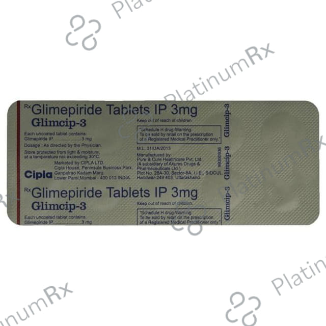 Glimcip 3 Tablet