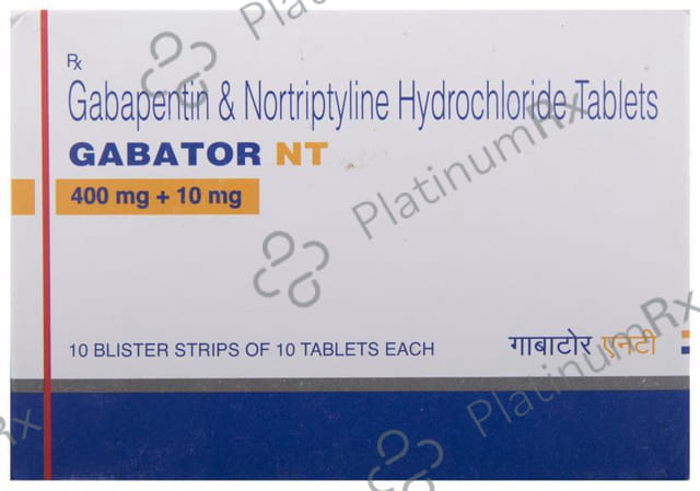 Gabator NT 400/10mg Tablet 10s
