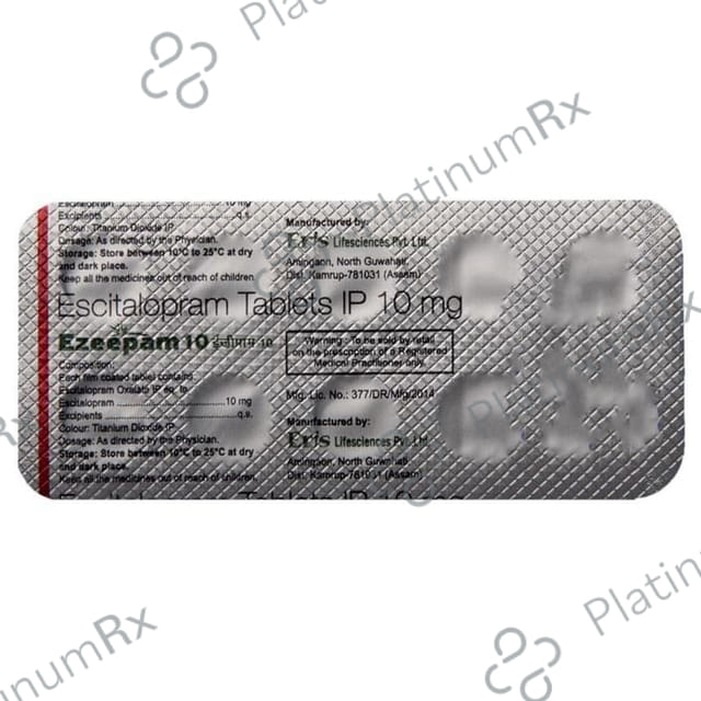 Ezeepam 10mg Tablet 10s
