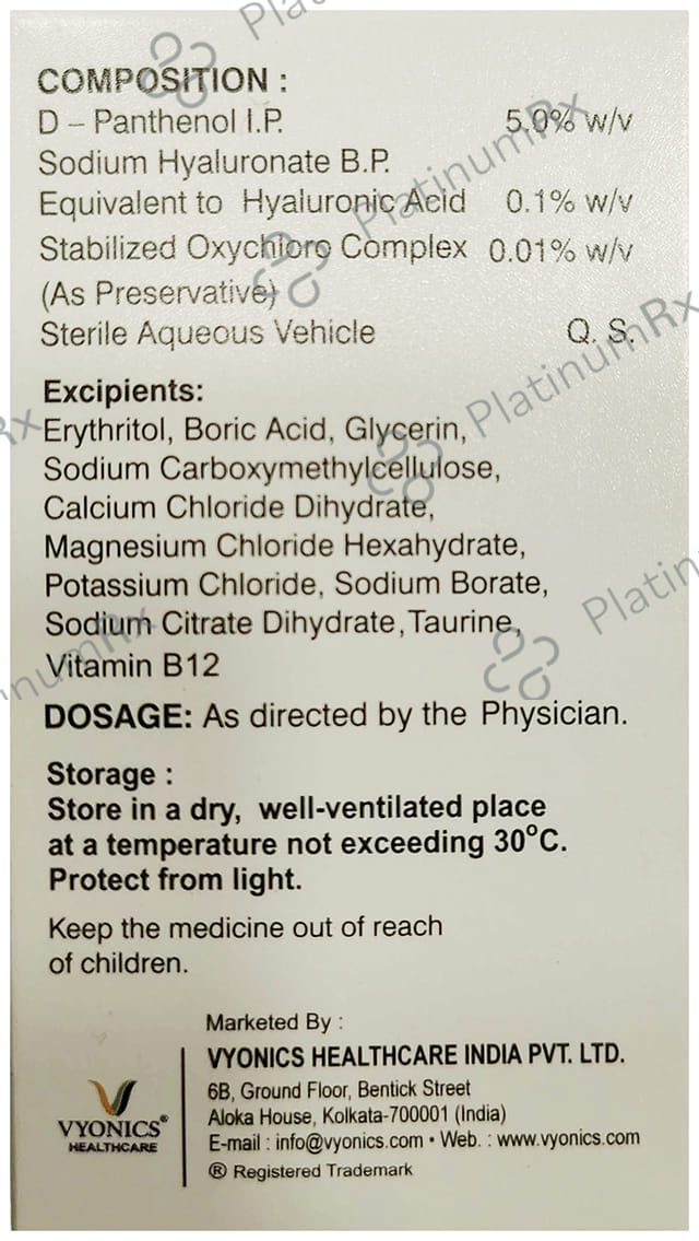 Hyvusilk 0.1/5%w/v Ophthalmic Solution 10ml