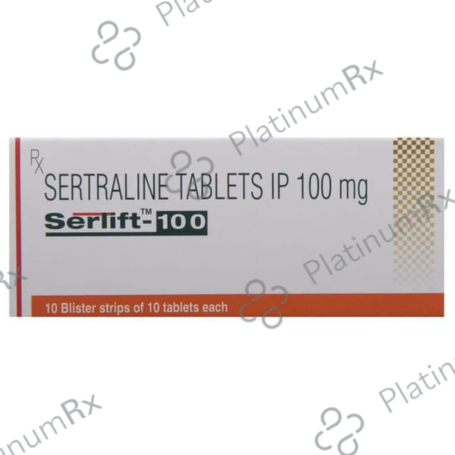 Serlift 100mg Tablet 10s