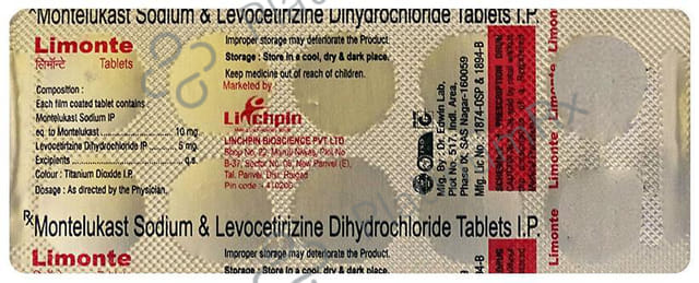 Limonte Tablet 10 Tablet Linchpin Biosciences Pvt