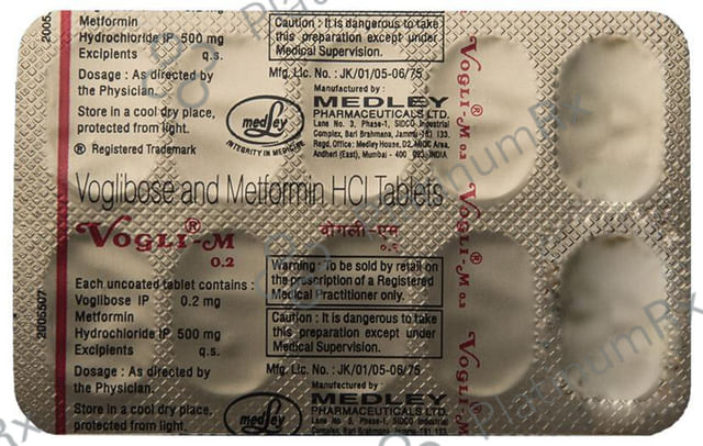 Vogli M 0.2mg Tablet 10s