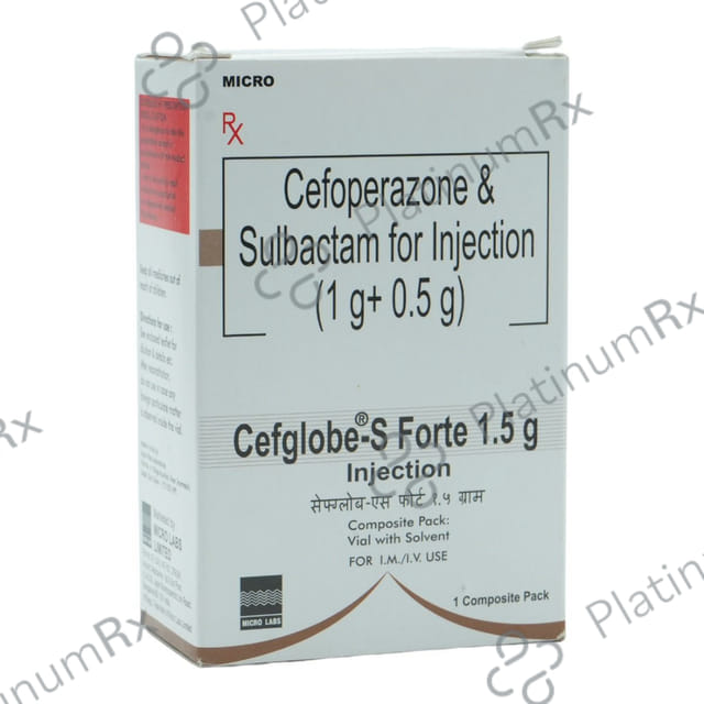 Cefglobe S Forte 1000/500mg Injection 1s