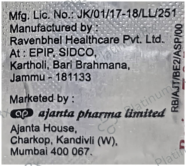 Besicor T 2.5/40mg Tablet 10s