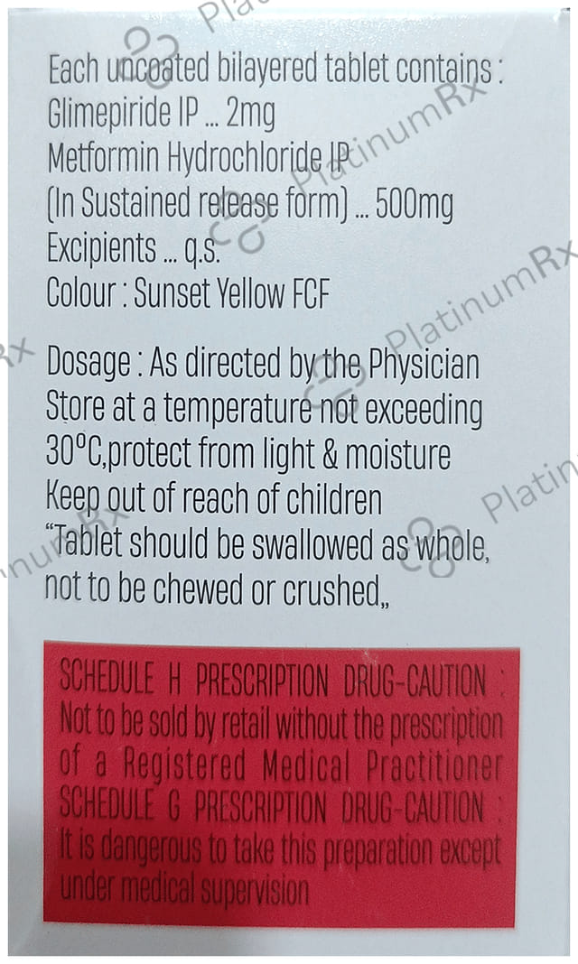 Humanglim M2mg Tablet SR 10s