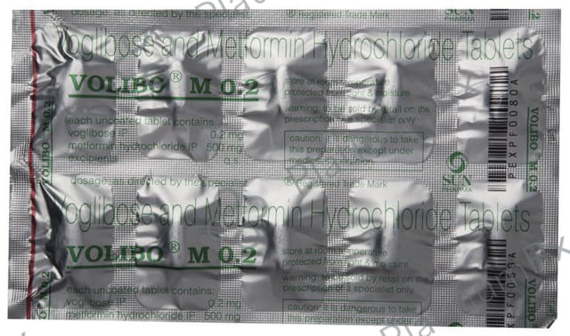Volibo M 500/0.2mg Tablet 10s
