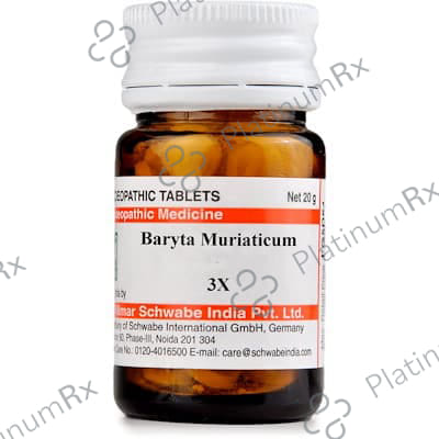 Dr Willmar Schwabe India Baryta Muriaticum Trituration Tablet 3X