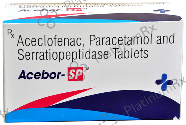 Acebor SP 100/325/15mg Tablet 10s