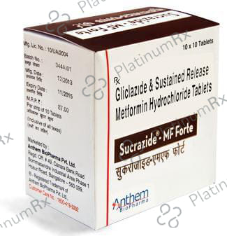 Sucrazide MF Forte 80/1000mg Tablet SR 10s