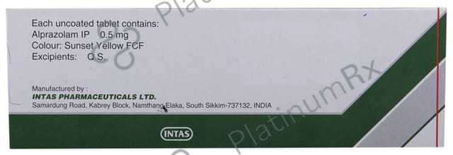 Zolax 0.5mg Tablet 10s