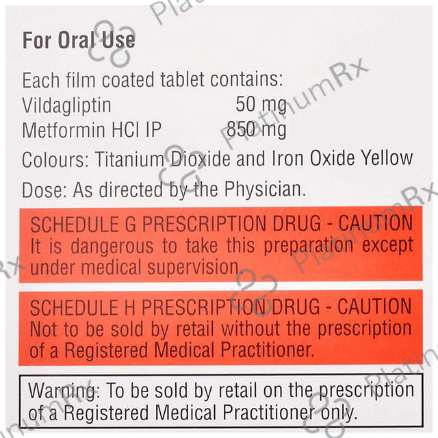 Jalra M 50/850mg Tablet 15s