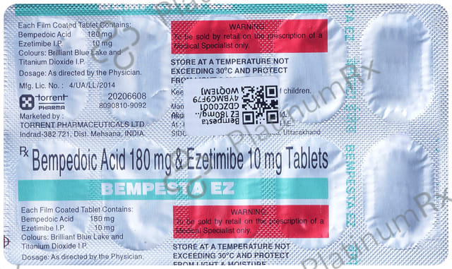 Bempesta EZ 180/10mg Tablet 10s