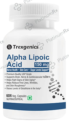 Trexgenics Alpha lipoic Acid Veg Capsule 60s