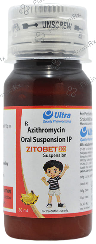 Zitobet 200 Oral Suspension Banana