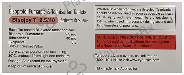 Bisojoy T 2.5/40mg Tablet 10s