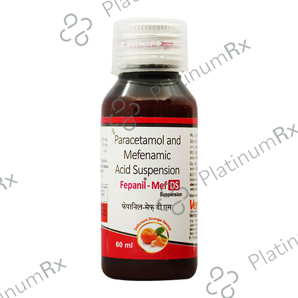 Fepanil Mef DS 100/250mg Orange Oral Suspension 60ml