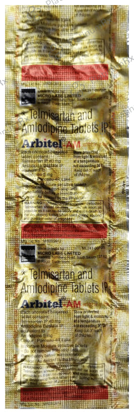 Arbitel AM 40 5/40mg Tablet 10s