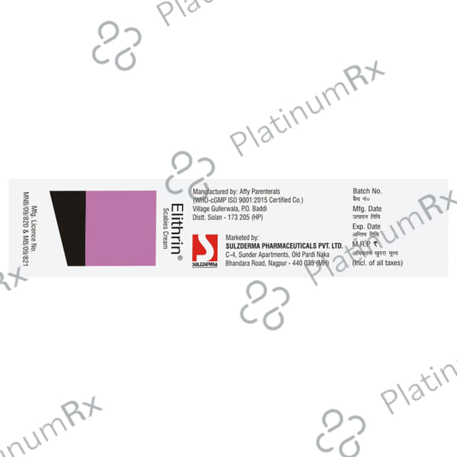 Elithrin Scabies Cream