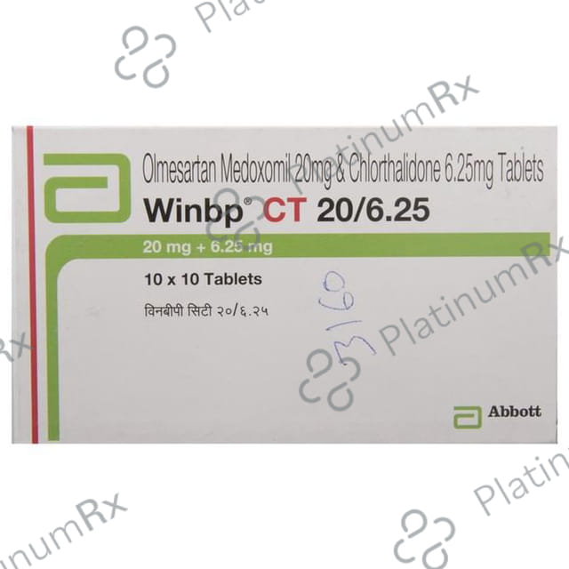 Winbp CT 6.25/20mg Tablet 10s