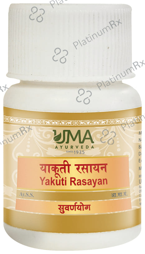 Uma Ayurveda Yakuti Rasayan Tablet (with Gold)