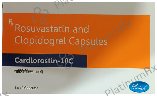 Cardiorostin C 75/10mg Capsule 10s
