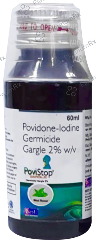 Povistop 2% Mint Flavour Gargle 60ml