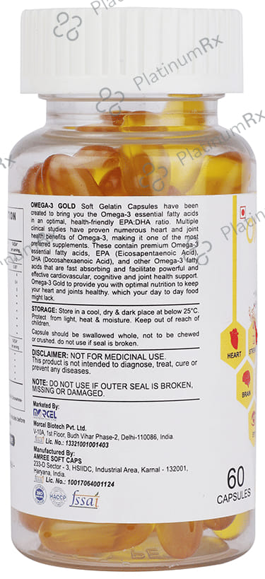 Azteca Herbal Natural Omega 3 Gold Capsule 60s