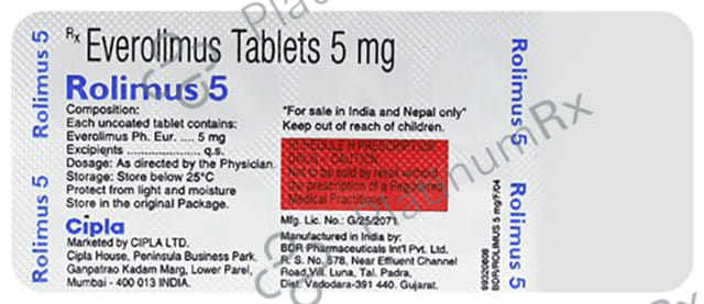 Rolimus 5mg Tablet 10s